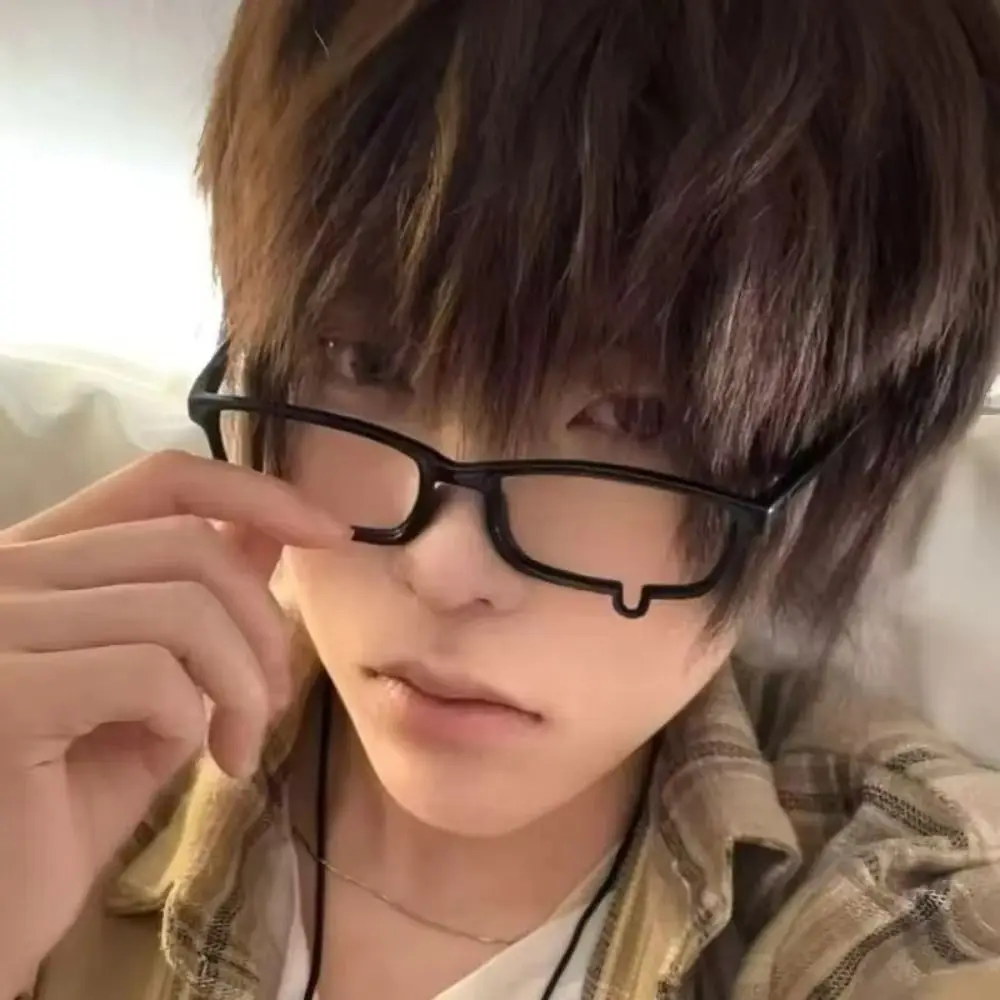 Gafas retro anime tears negro Y2K kawaii unisex cosplay - imagen 2