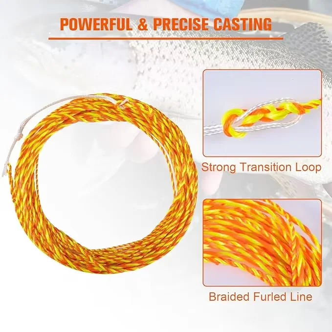 Goture Tenkara, línea flotante cónica para pesca a mosca con anilla - imagen 4