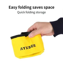 Lavabo plegable portátil de PVC para camping y viajes