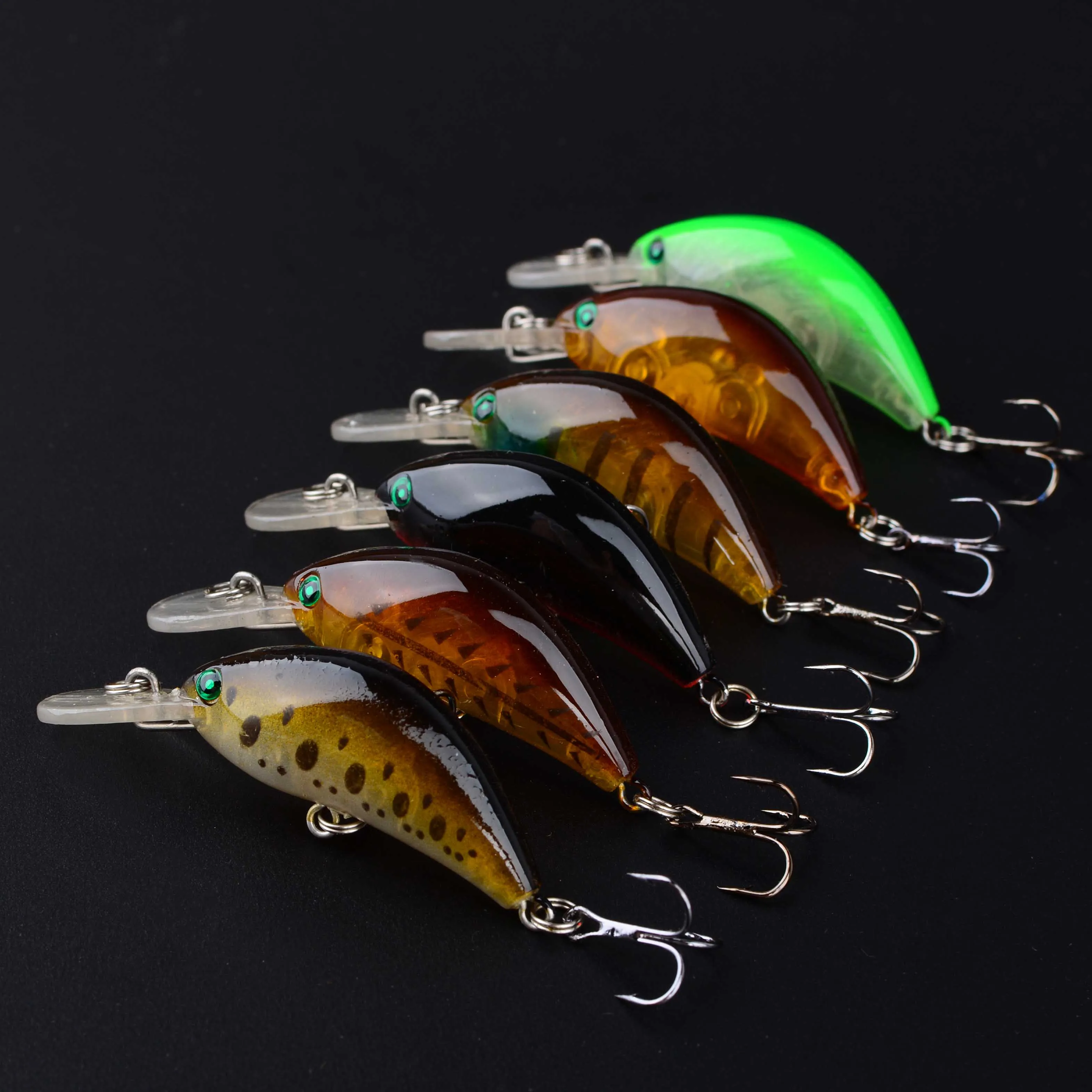 Crankbait minnow hundimiento lento para lubina y lucio