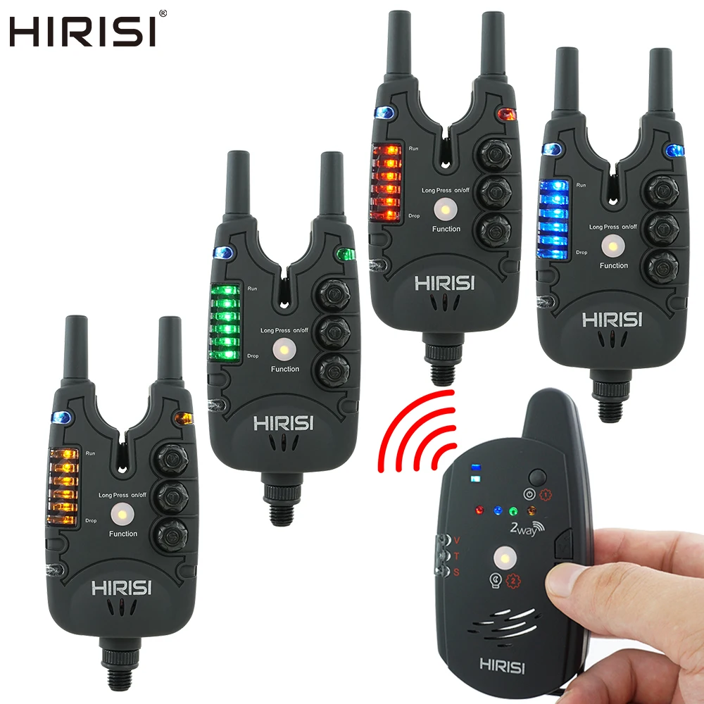 Hirisi S8 Alarma de mordedura inalámbrica – Control bidireccional para carpa