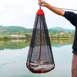 Cesta plegable de pesca Oxford con malla - Jaula portatil para peces