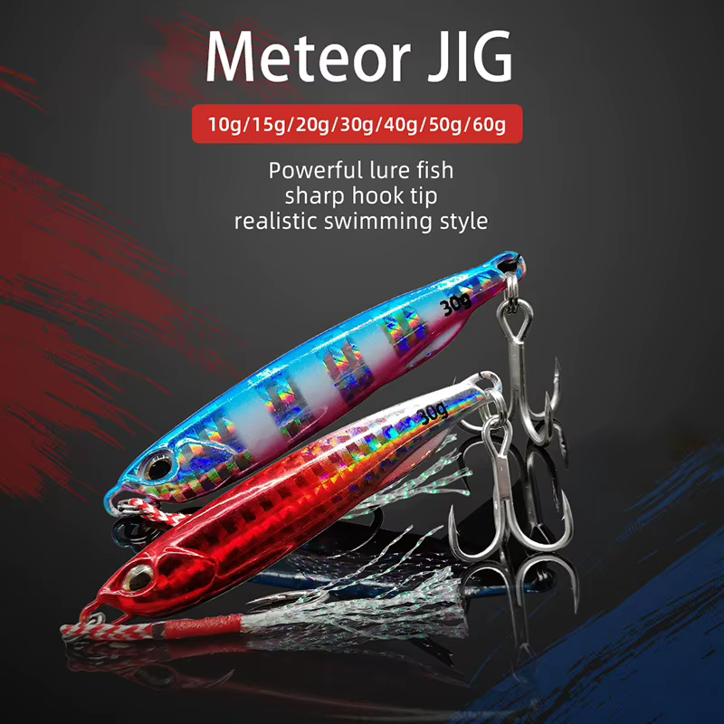 Cuchara de Jig en Metal Fundido – Shore Casting y Jigging para Lubina - imagen 2