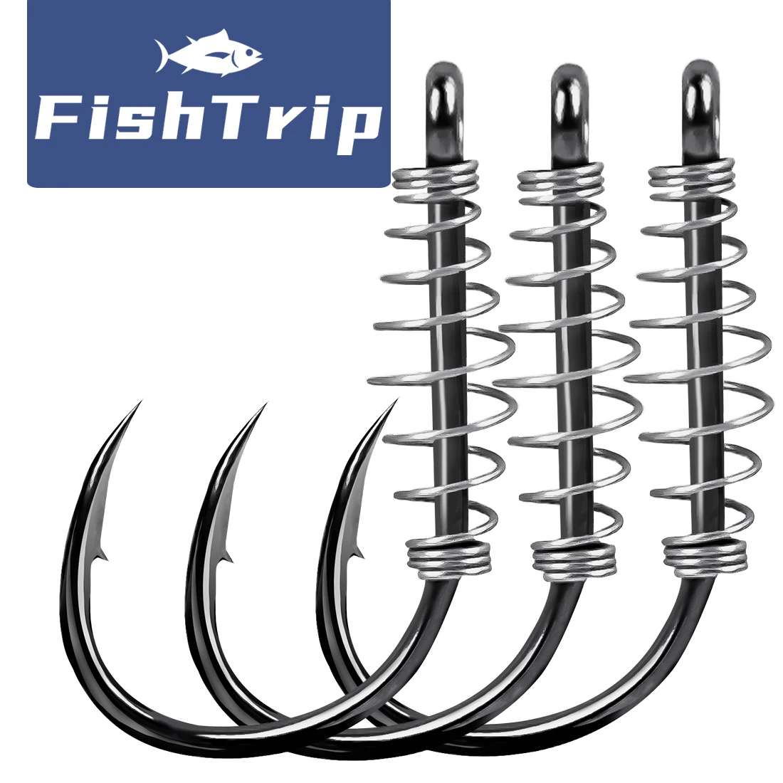 Anzuelo FishTrip de resorte con muelle metálico integrado