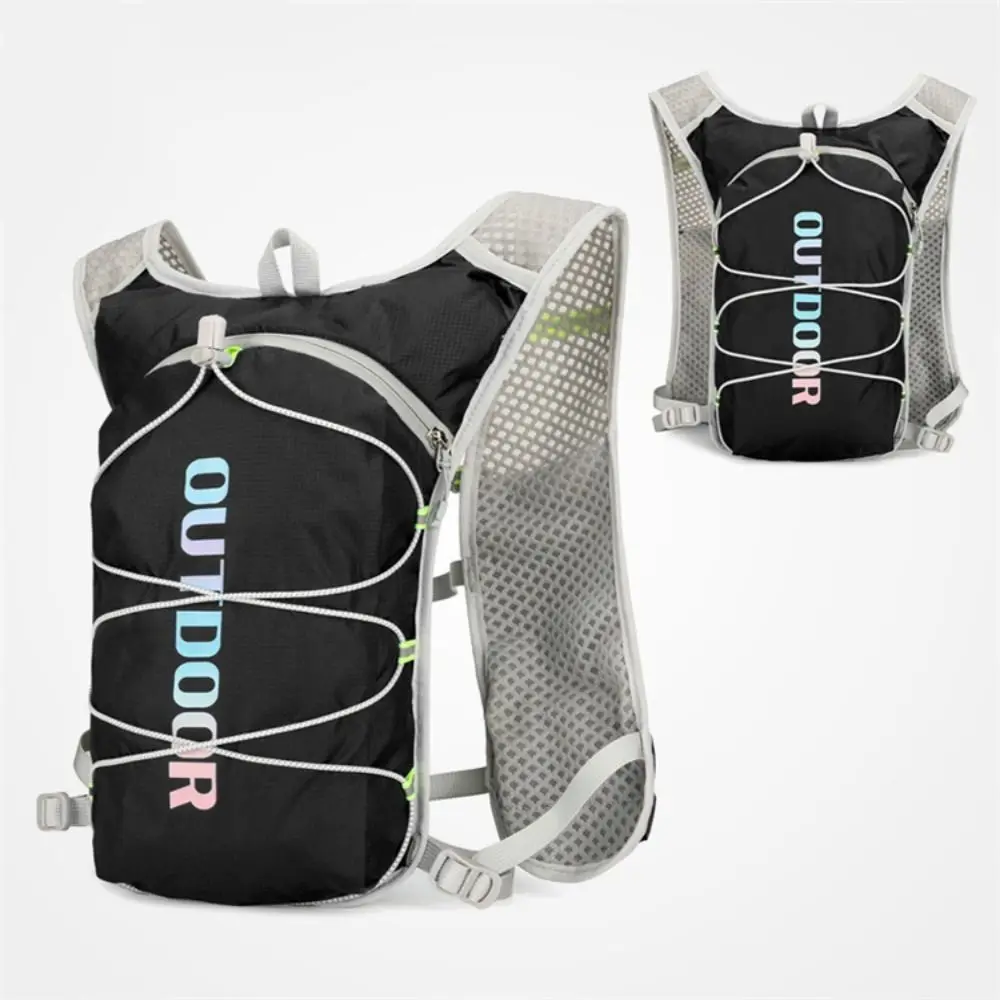 Mochila impermeable ultraligera de nailon con reflectores y hidratación - imagen 5