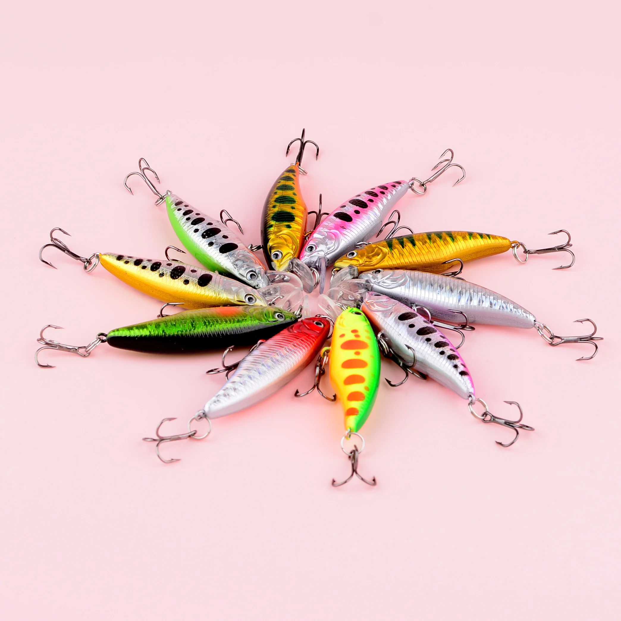 Señuelo Minnow Crankbait Jerkbait Wobbler para lubina y lucio - imagen 2