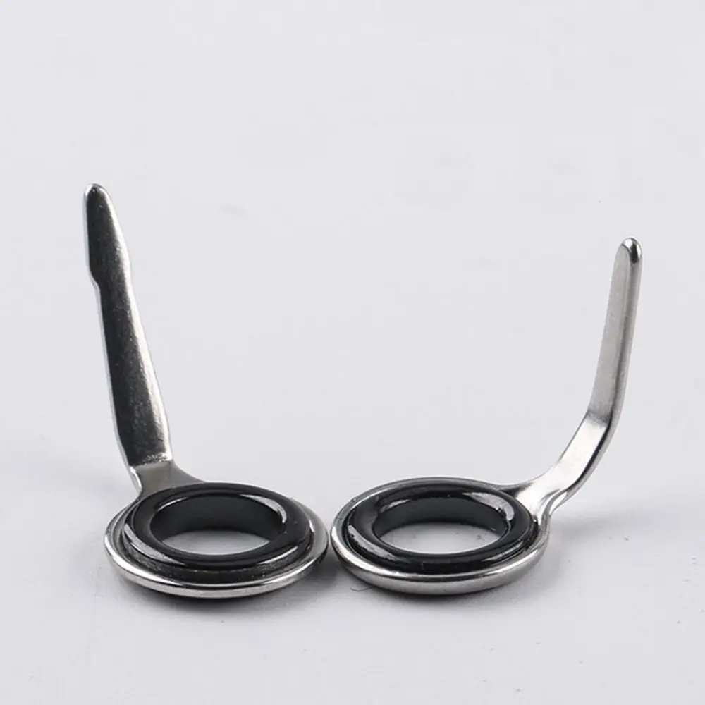 Kit punteras ovaladas acero inoxidable para reparación cañas de pescar - imagen 4