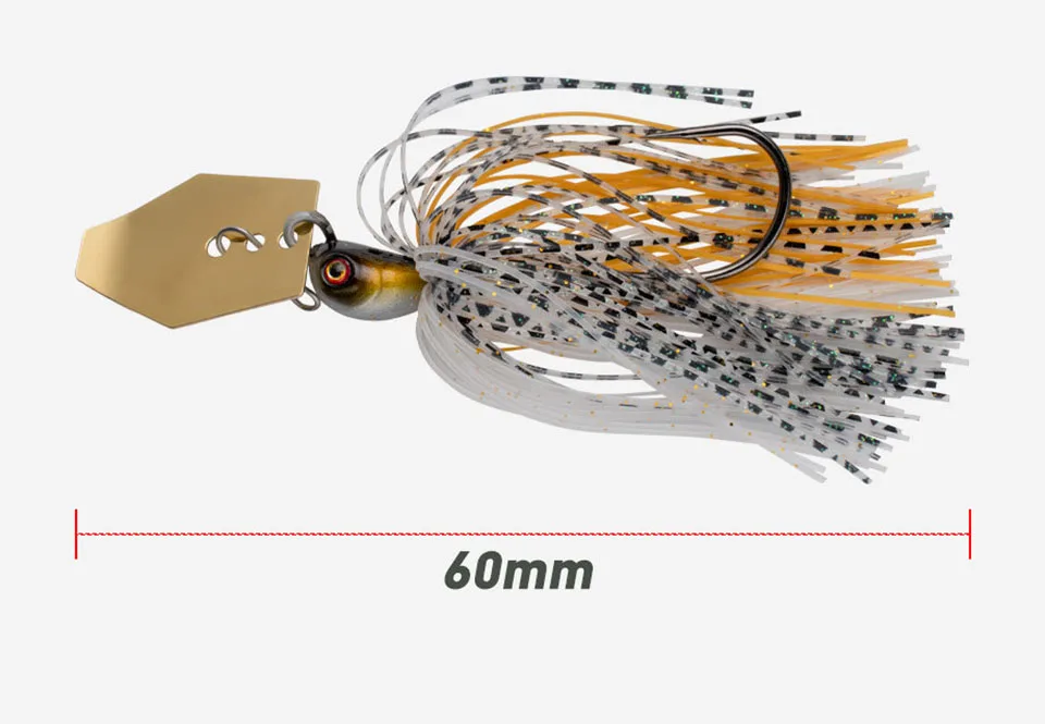 Chatterbait en diferentes acabados