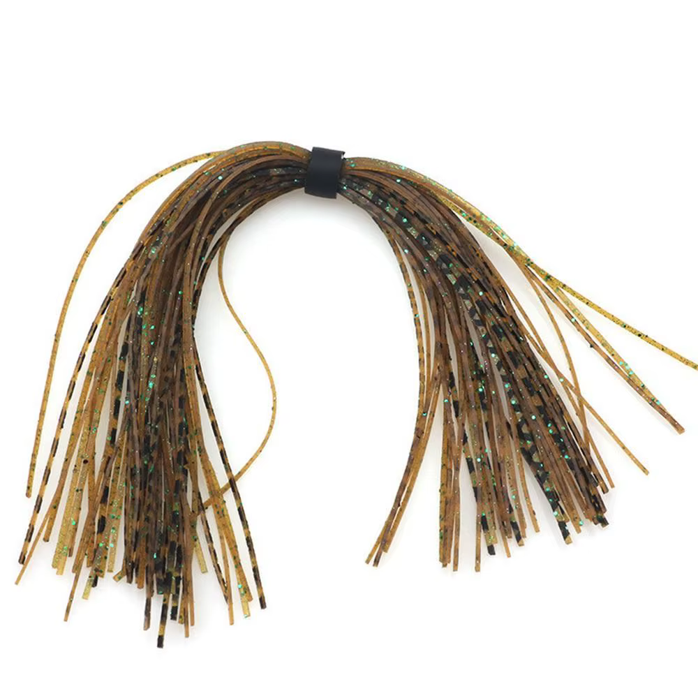 Faldas de silicona Baitfish para Buzzbaits y Spinnerbaits brillantes