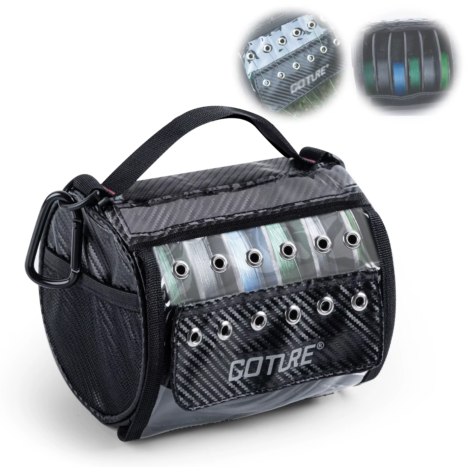 Bolsa porta sedales Goture impermeable con ventana transparente