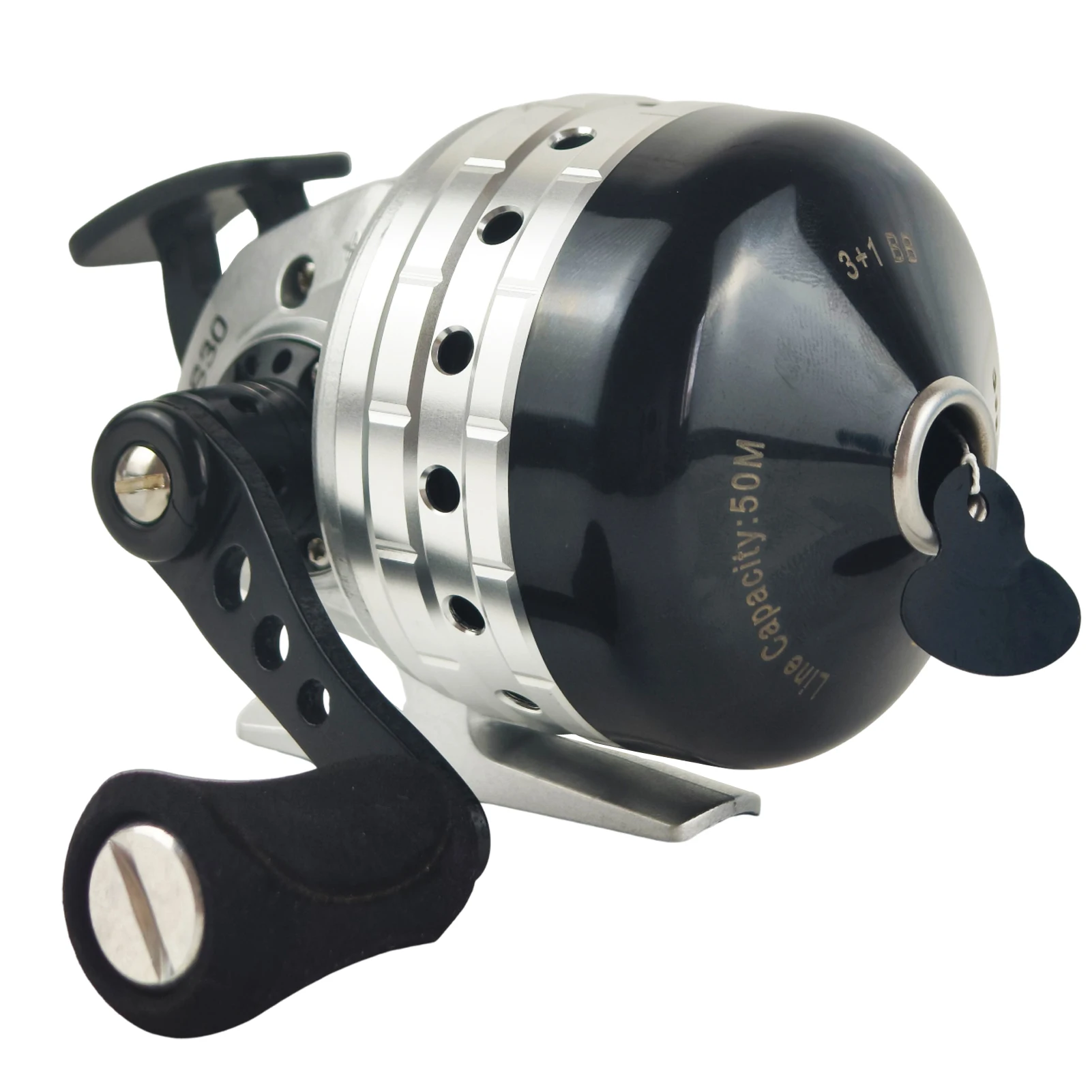 Carrete spincast cerrado FREE FISHER Slingshot Bow con arc
