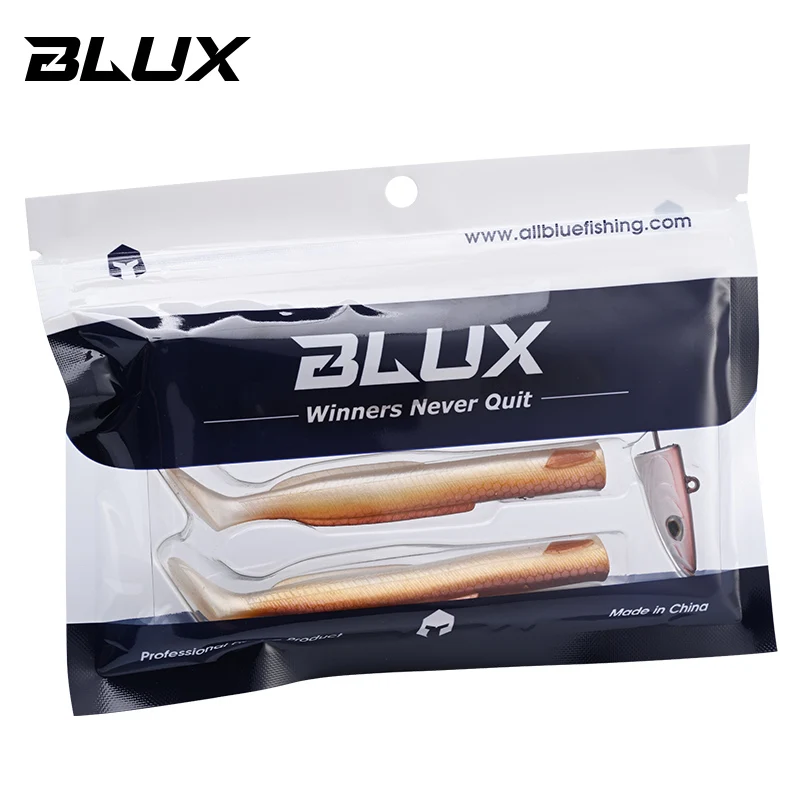 Happy Sandeel BLUX – Vinilo con cabeza Jig y cola paleta para mar - imagen 2