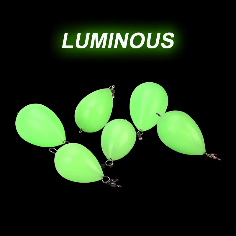 WEIHE Flotador de pesca que brilla en la oscuridad – Iluminado - imagen 3