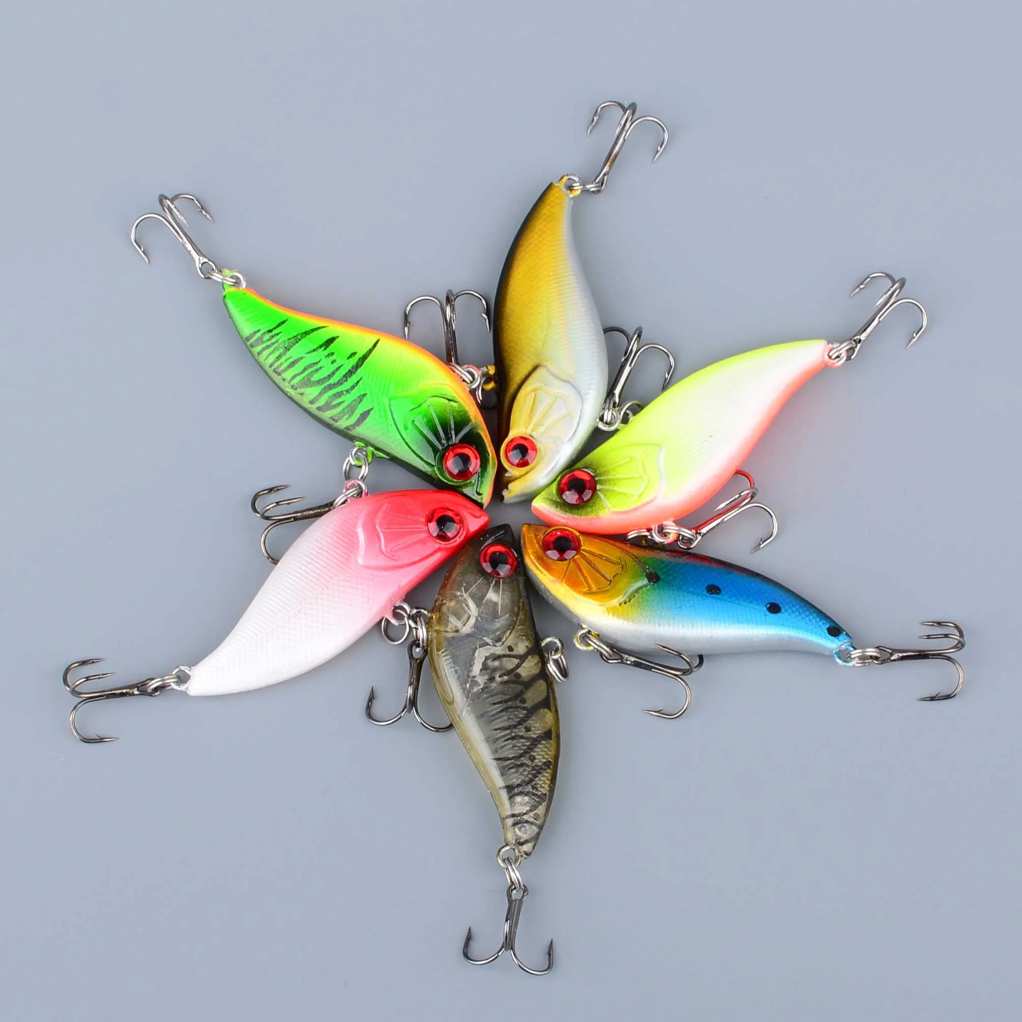 VIB Spinner Swimbait vibratorio hundente sin labio – largo - imagen 4