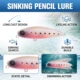 Señuelo duro tipo lápiz biónico de largo alcance para agua dulce - imagen 2