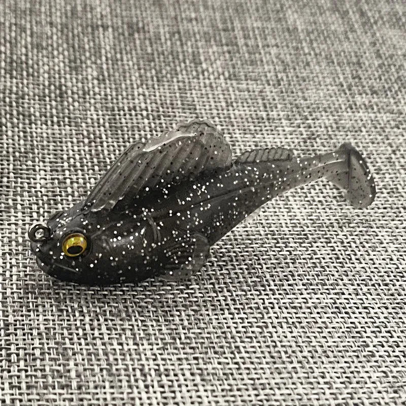 Swimbait de silicona para lubina – Señuelo hundible spinning - imagen 4