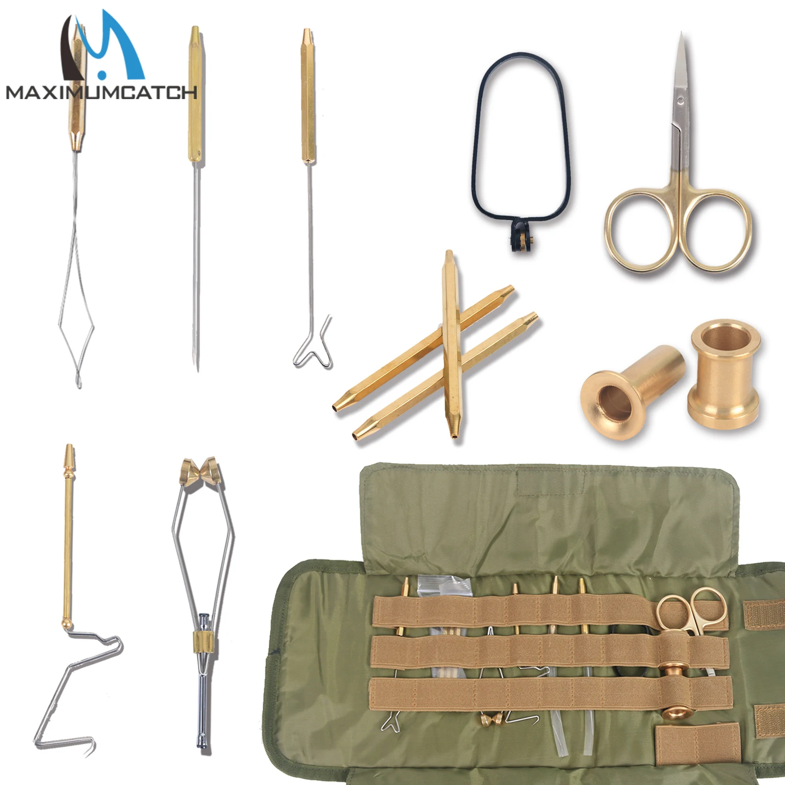 Kit de atado moscas Maximumcatch con herramientas de latón - imagen 5