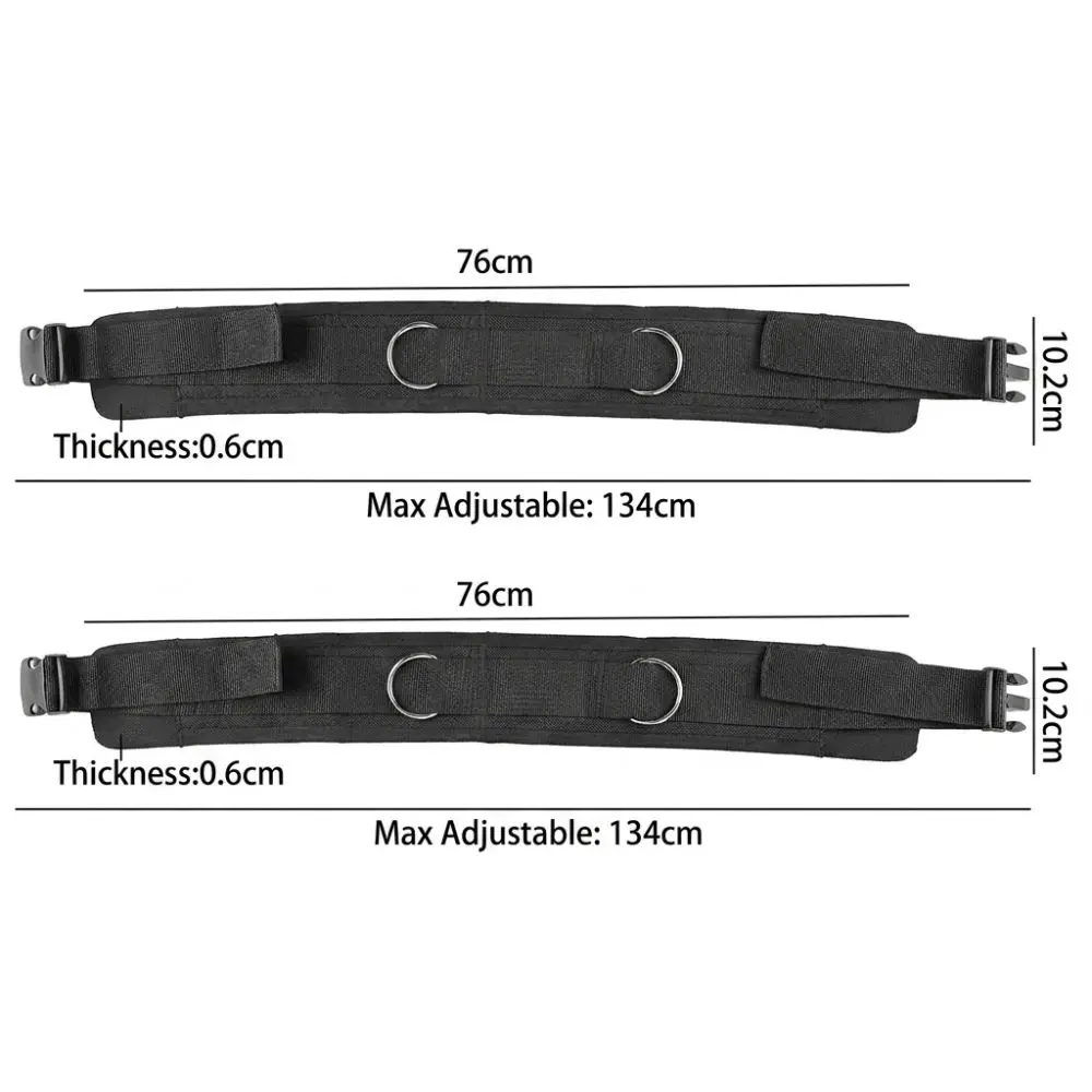 Cinturón de levantamiento ajustable con acolchado de neopreno - imagen 5