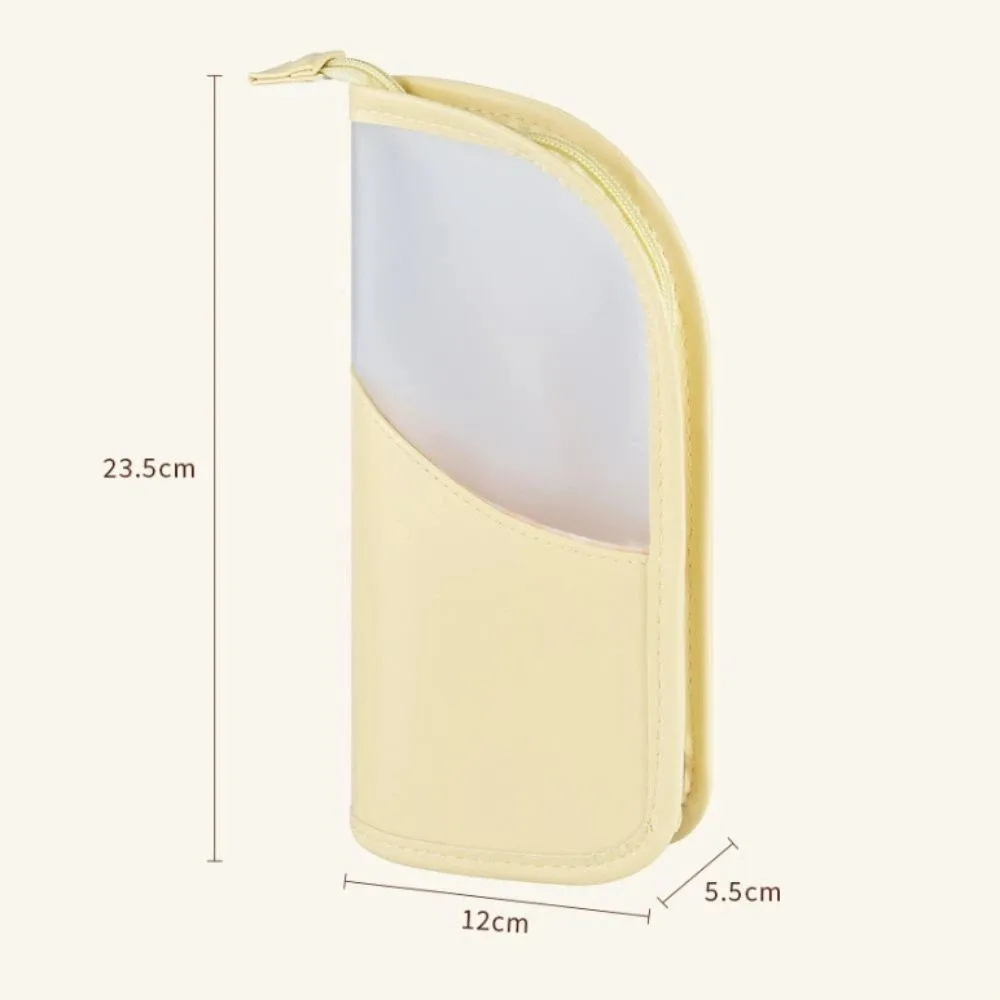 Estuche vertical con cremallera para brochas