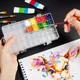 Paleta de acuarela estanca con compartimentos para pintura - imagen 5