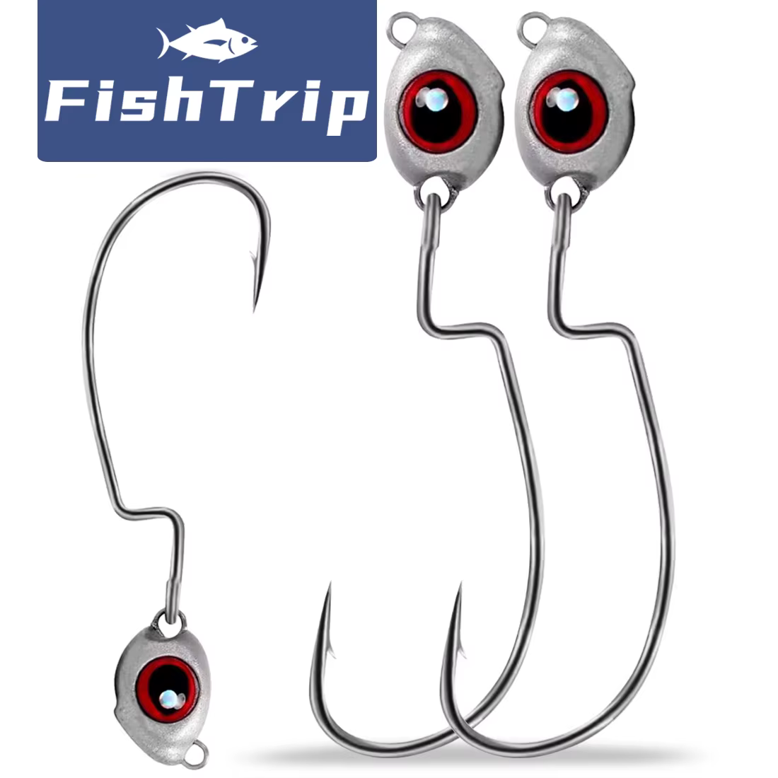 FishTrip anzuelos sin hierba 1,8-14g – Agua dulce y salada