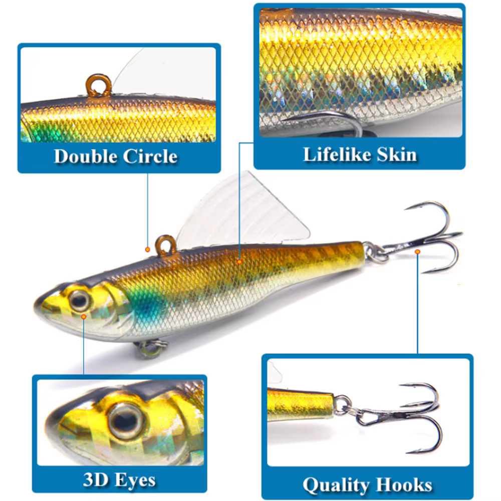 Señuelo Wobbler Crankbait para lubina - imagen 3