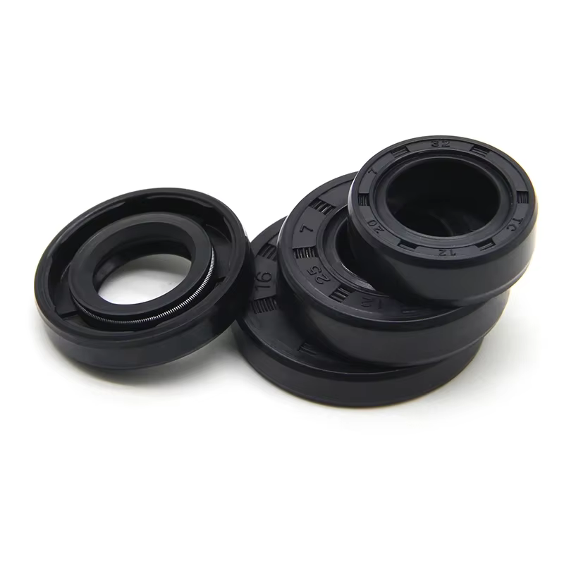 Sello de eje de goma nitrilo (ID 12 mm) - labio doble 10 mm sellado - imagen 3