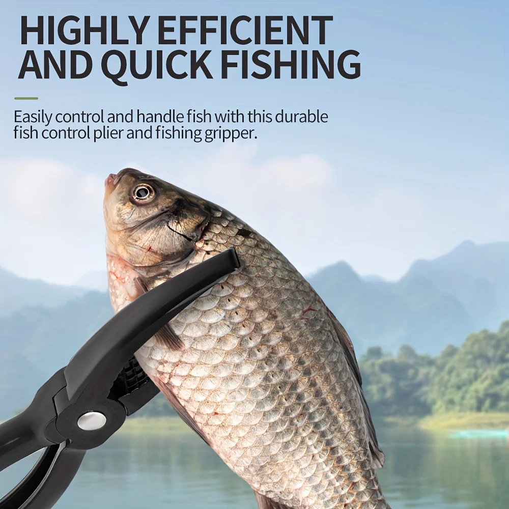 Controlador de señuelo y abrazadera de pescado en uso