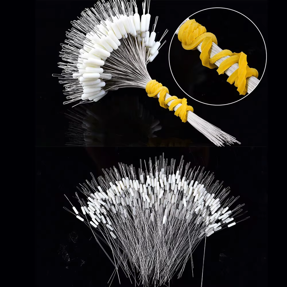 Flotador de pesca con tapón ovalado silicona línea antihebra - imagen 4