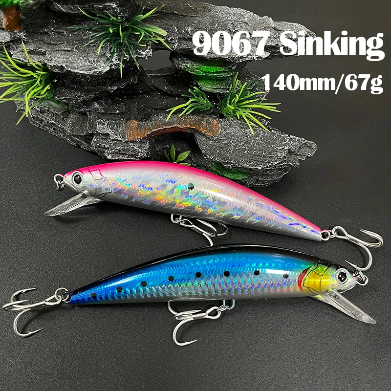 Señuelo Minnow hundimiento rápido para pesca en alta mar y trolling - imagen 3