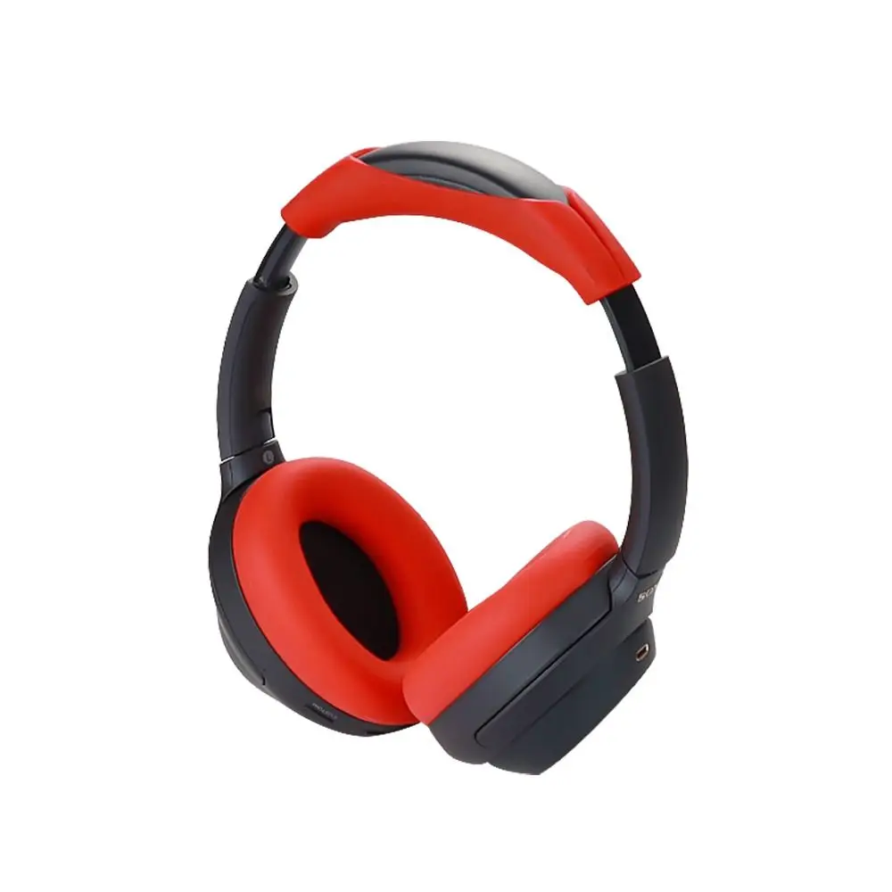 Instalación de la funda protectora sobre la almohadilla del auricular