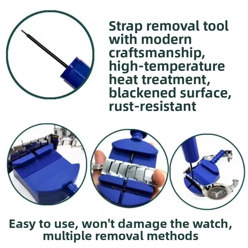 Kit de herramientas para relojes en uso