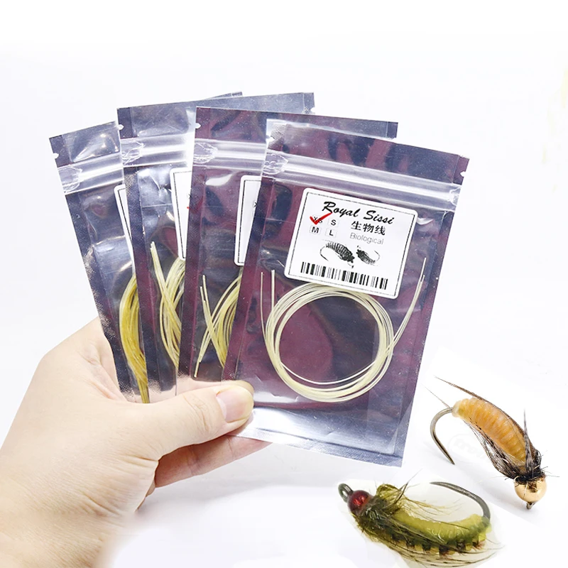 Bio-costillas beige natural para caddis pupae