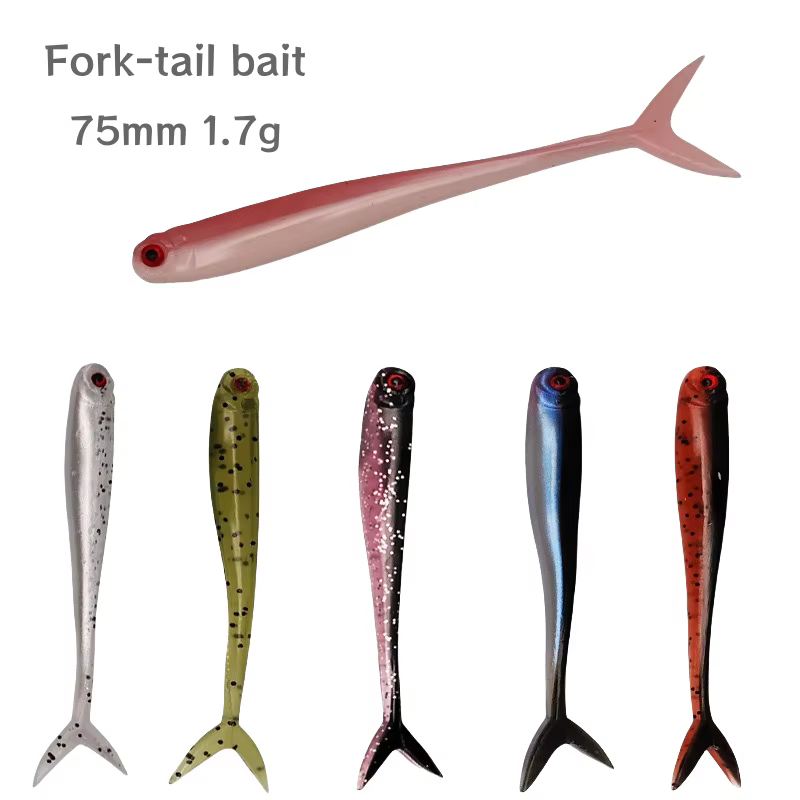 Swolfy Jerk Shad vinilo – Cola bifurcada para lucio y black bass - imagen 4