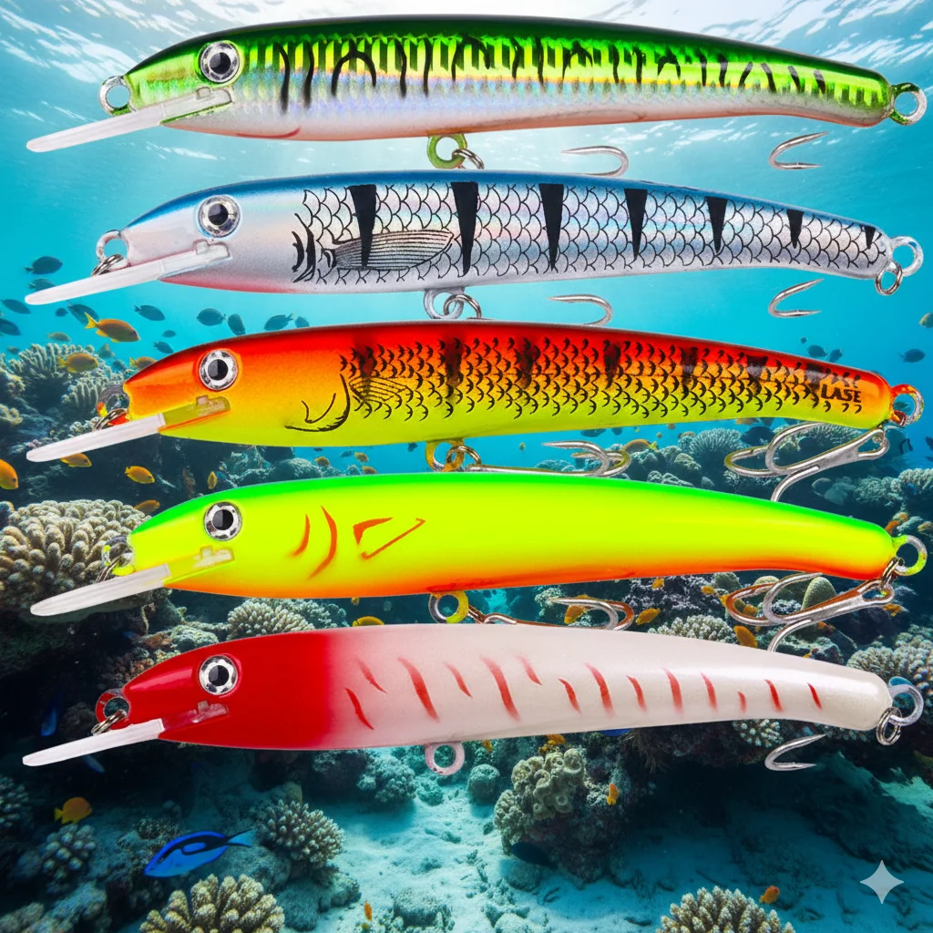 Señuelos Minnow Pesados para Pesca en Mar — Eficaces contra lucio - imagen 4