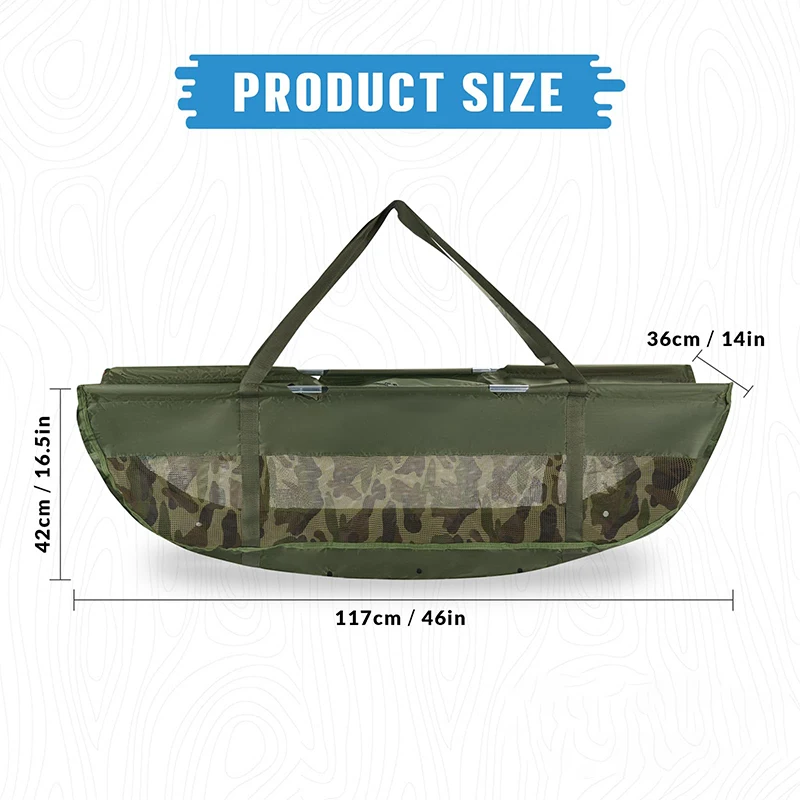 Bolsa de pesaje con eslinga de malla plegable para lubina - imagen 2