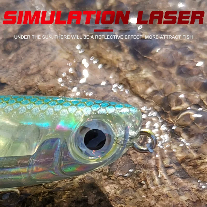 Wondershot D02 Seabass Killer Señuelo lápiz artificial para lubina - imagen 2