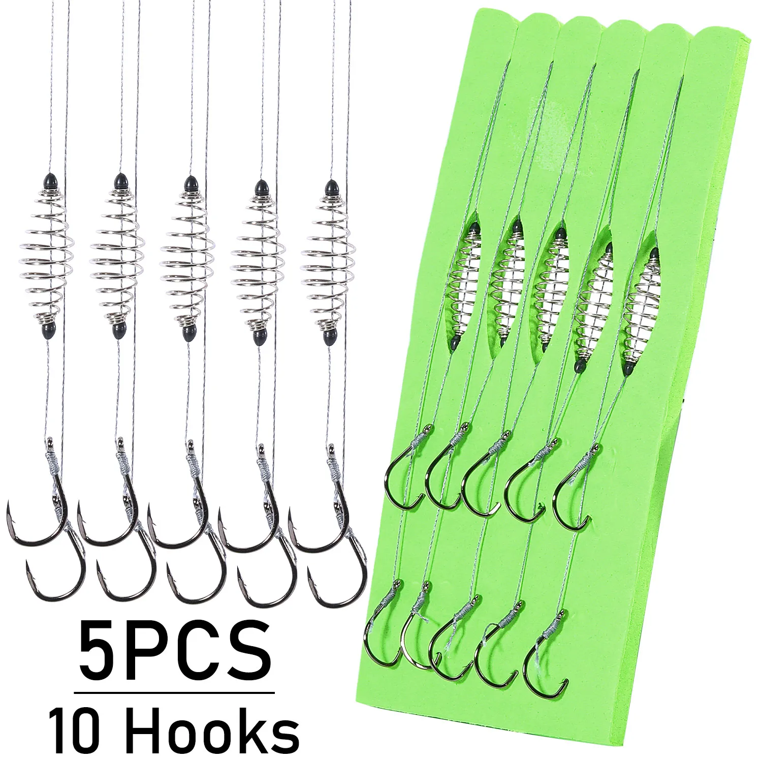 Sougayilang kit de pesca para carpa con anzuelo de manivela - imagen 2