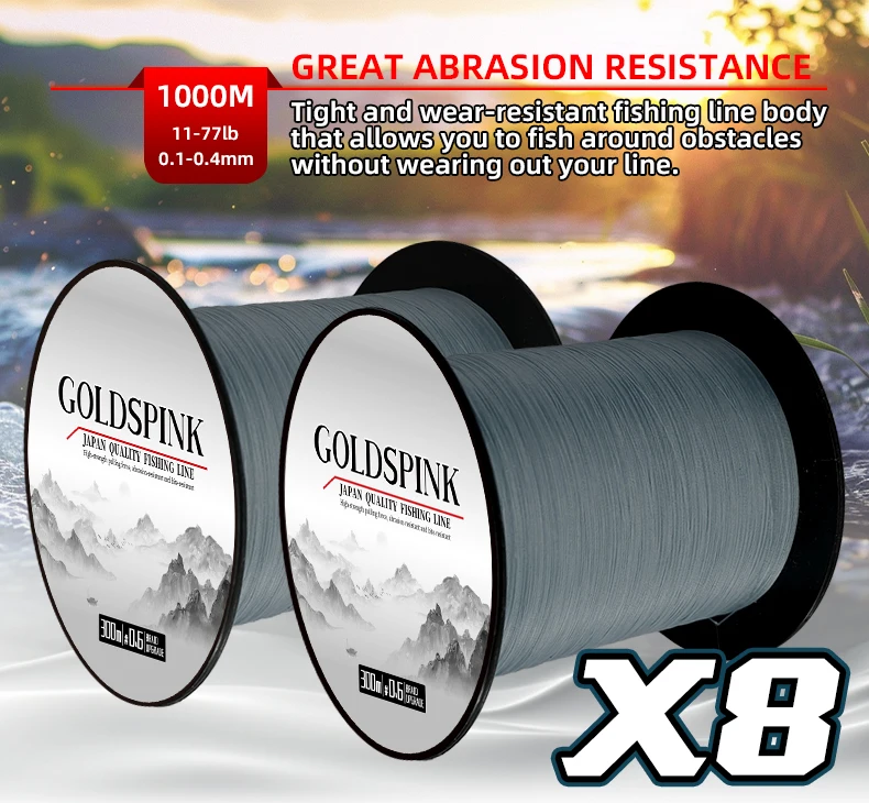 Detalle del trenzado X8