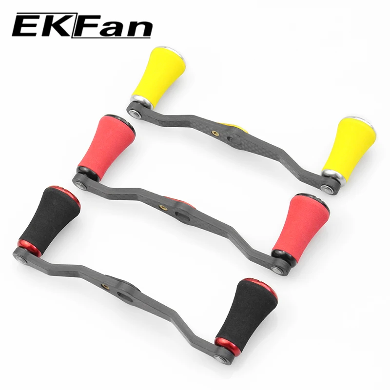 Manivela de carrete EKFan fibra de carbono BC repuesto para señuelos - imagen 2