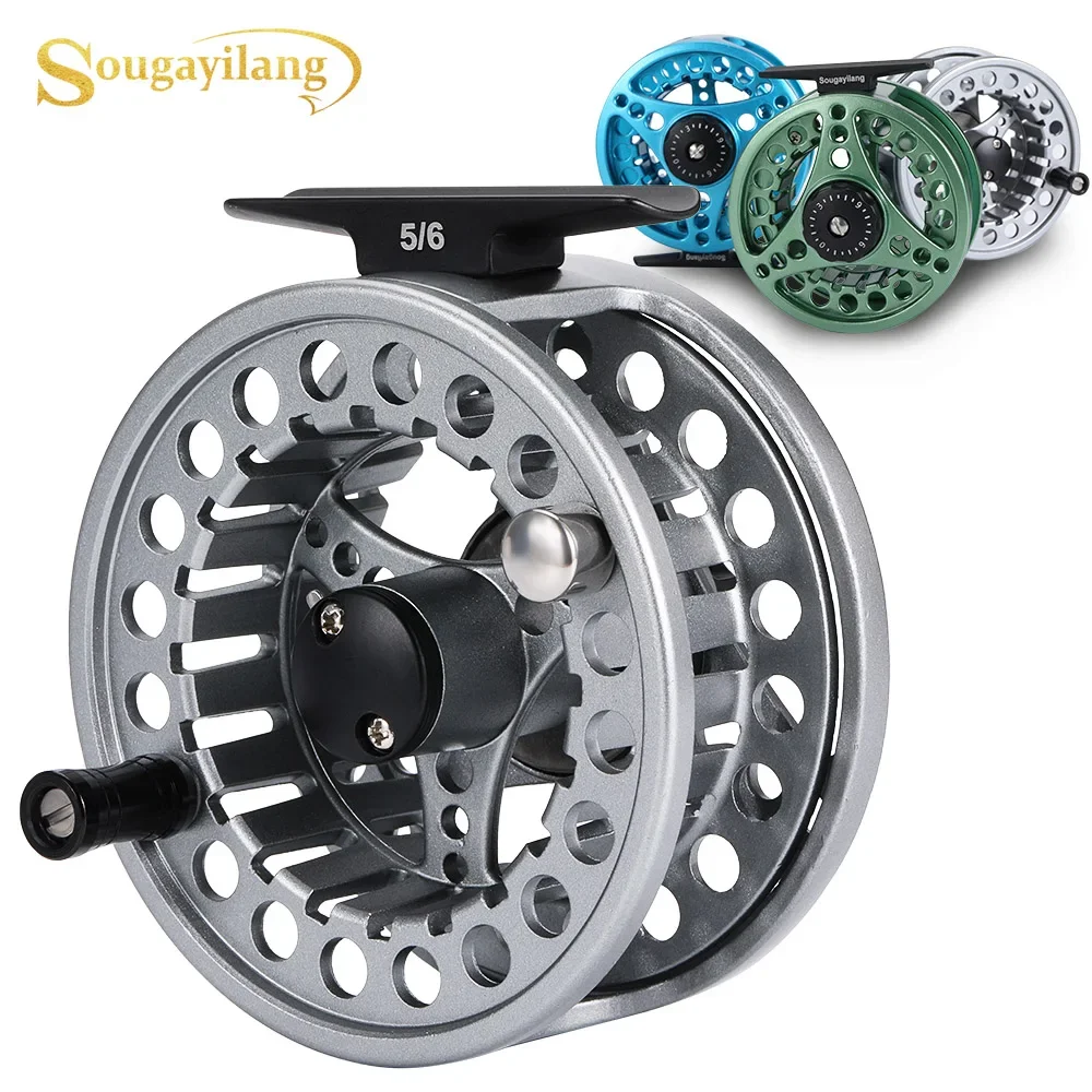Carrete Mosca Sougayilang 5/6-7/8 – Aluminio fundido 11kg arrastre - imagen 2