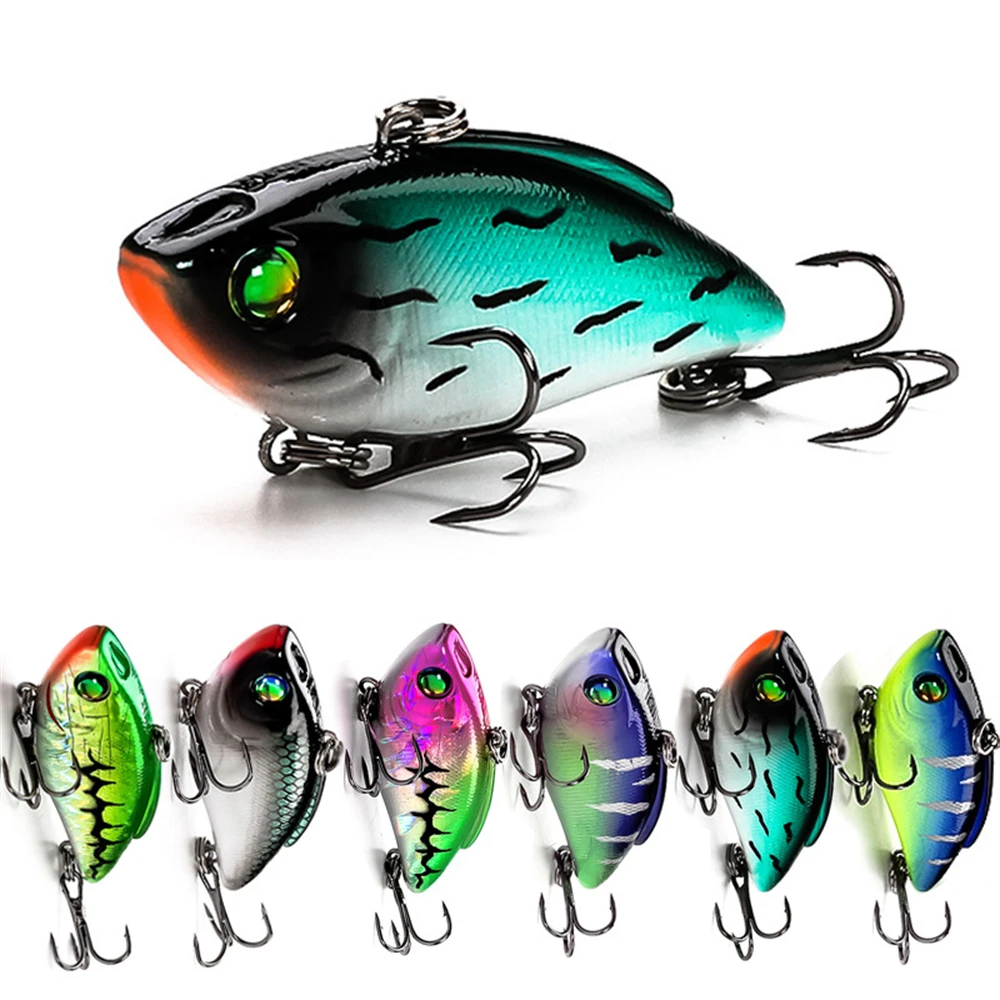 Crankbait sonajero ABS con vibración, para bajo y jigging