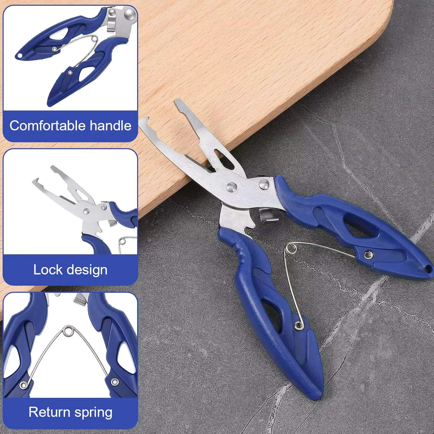 Anillas de Crimp FishTrip con Alicates – Juego Completo para Señuelos - imagen 4