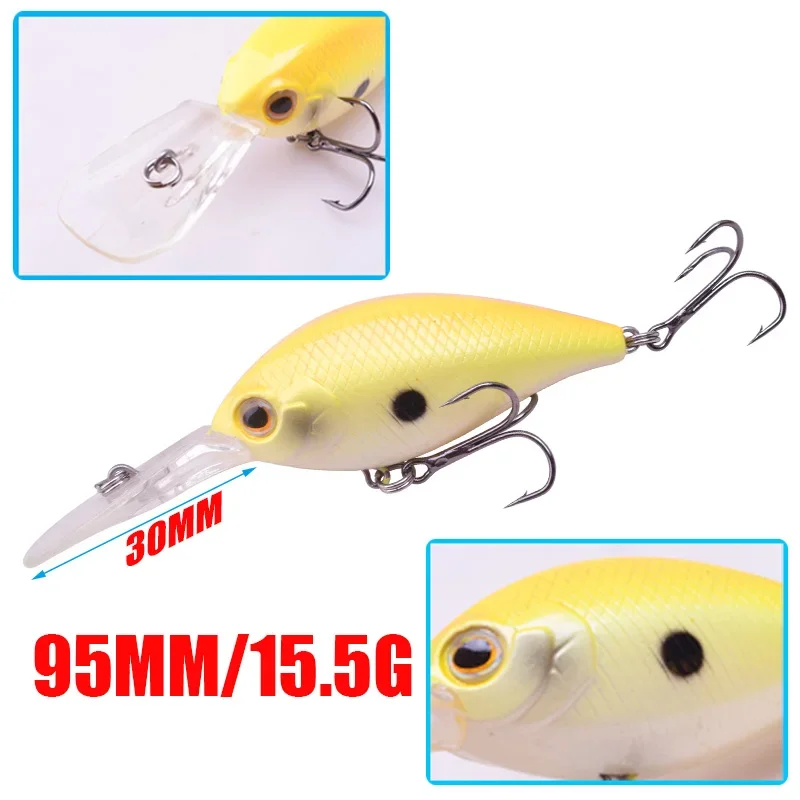 Crankbait wobbler para agua salada – natación profunda - imagen 5