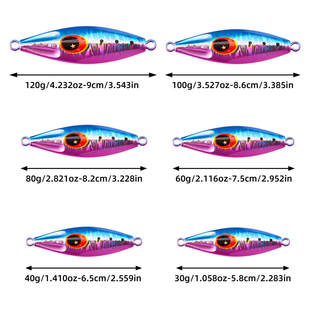 Micro jig de hundimiento pesca lenta para atún y lubina – barco - imagen 3