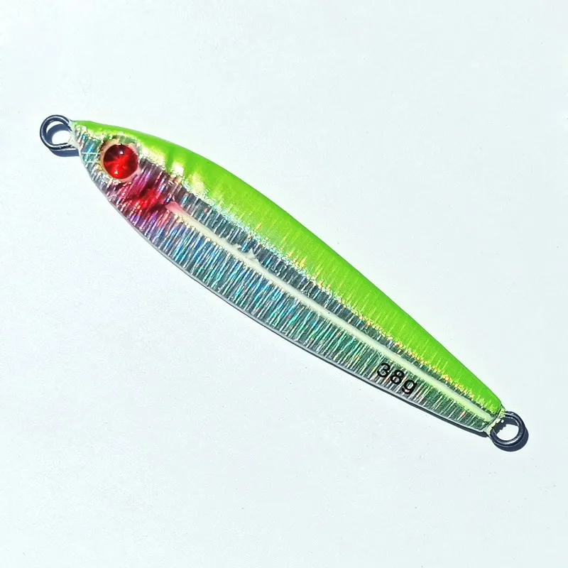 Seashore Jig de plomo lento para lubina y caballa con assist - imagen 5