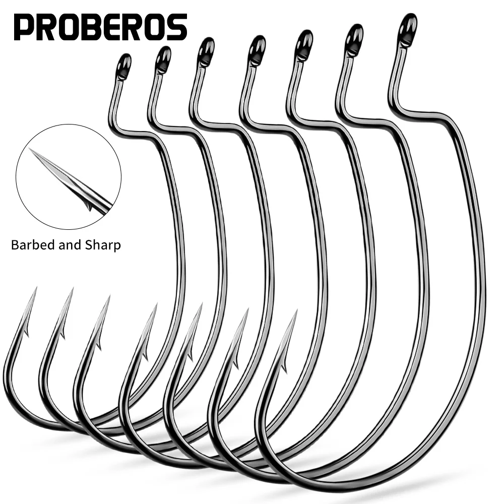 Proberos anzuelos con púas para vinilo – barriga ancha cebo blando - imagen 2