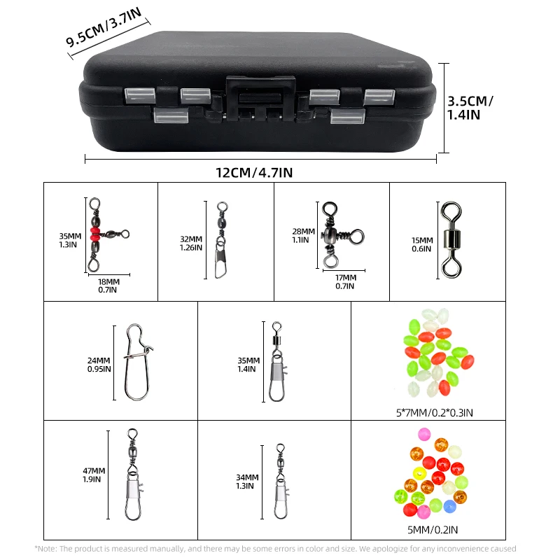 Set Accesorios Pesca ShareShark con Señuelos y Anzuelos Giratorios - imagen 5