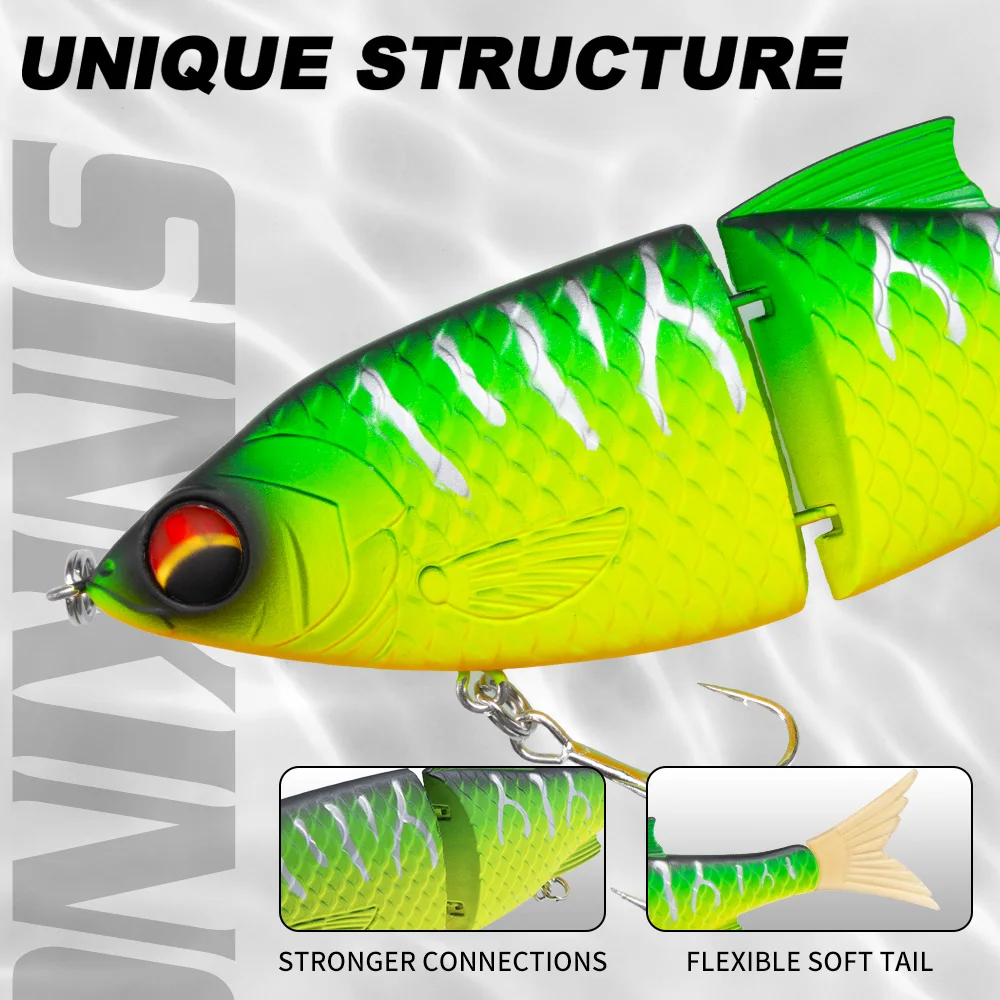 Hunthouse FLEXTAIL Pencil Swimbait para pesca de lubina - imagen 4
