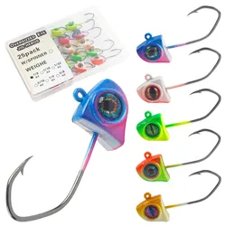 Jig Head Swimbait con ojos 3D para lubina - Crappie